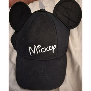 Disney Kids Mickey Mouse Ears Adjustable Kids Baseball Cap